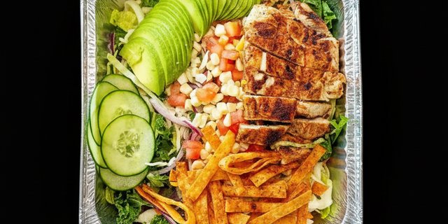 Corny Kale Chicken Salad Tray