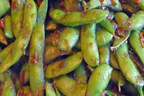 Spicy Ginger Edamame  Tray