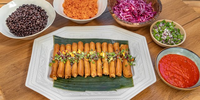 Sweet Potato Flautas