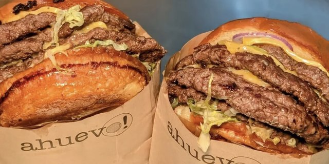 The Quad Smash Burger
