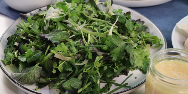 Watercress Kale Salad Platter
