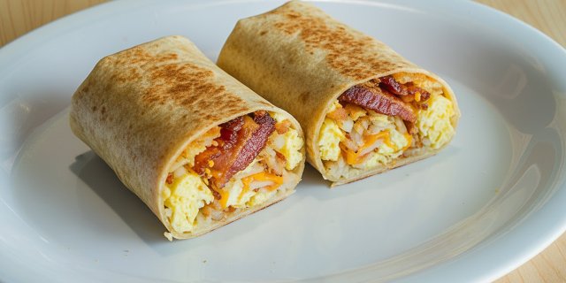 Vegetarian Breakfast Burrito