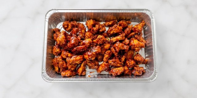 BBQ Chicken Wings Tray