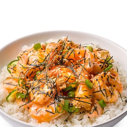 Gluten Free Spicy Shrimp Bowl Combo