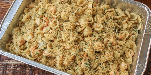 Spicy Shrimp Scampi Orecchiette