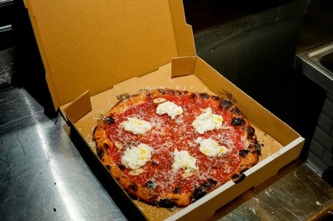 Tomato Stracciatella Pie