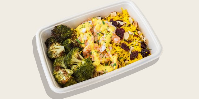 Coconut Curry Shrimp Hot Plate