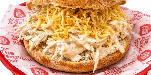 Shredded Chicken & Mayo Sandwich
