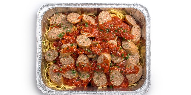 Spaghetti & Italian Sausage