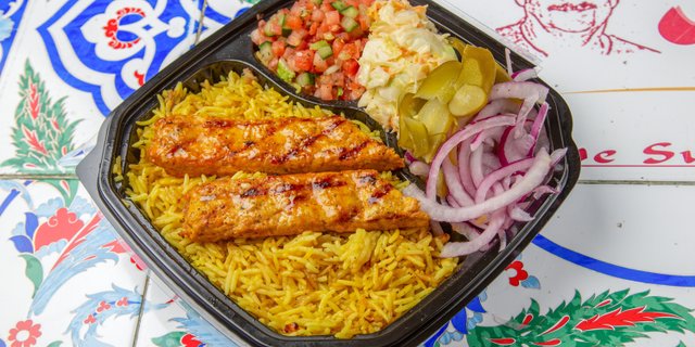 Chicken Kofta Rice & Salad