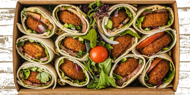 Falafel Wraps Tray
