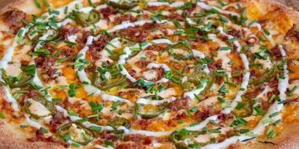 Large Loaded Bacon Notato Pizza