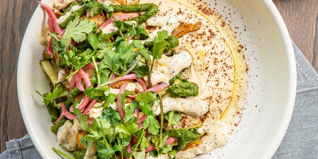 Chicken Shawarma Hummus Platter