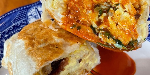 Egg & Cheese Breakfast Burritos