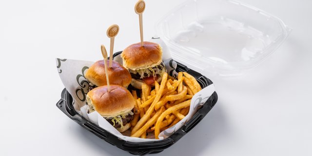 Burger Sliders Boxed Lunch