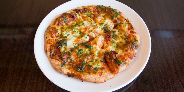 Pesto Artichoke Pizza