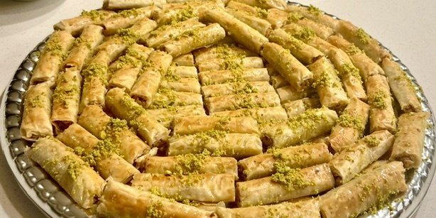 Walnut Baklava Rolls