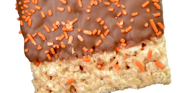 Chocolate Dipped Rice Crispy Pop