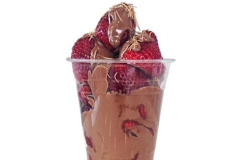 Triple Chocolate Strawberry Cup