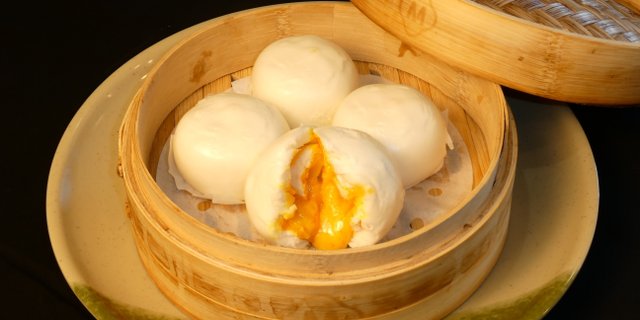 Salted Egg Custard Bun