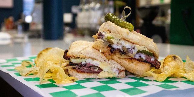 Chopped Pastrami Sandwich