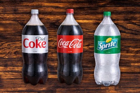 Assorted 2L Soda Bottles