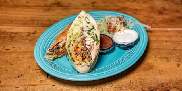Ground Beef Burrito