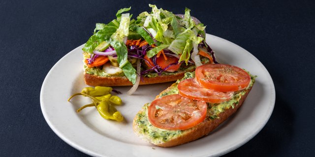 Pickled Veggie Hoagie Sandwich