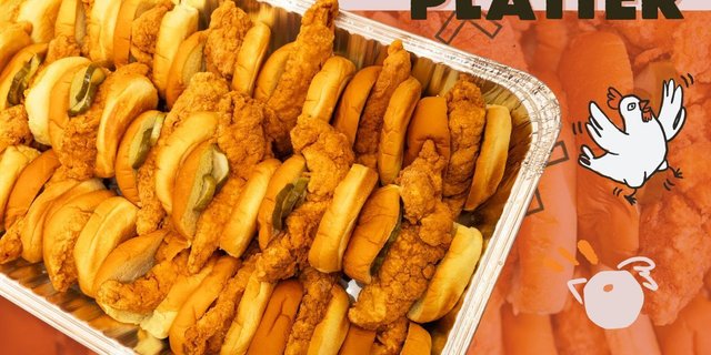 Chick 'N Slider Platter