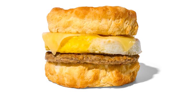 Fried Egg Biscuit Sandwich w/ Protein