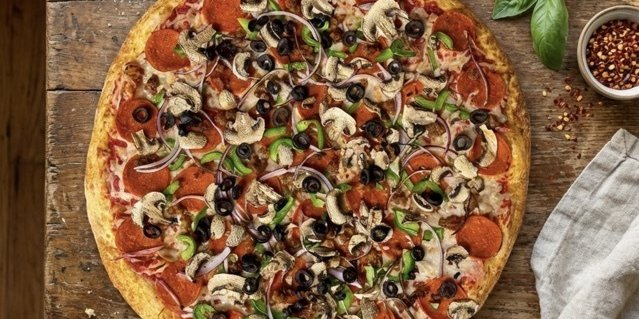 Deluxe Gourmet Vegan Pizza