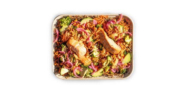 Salmon Goddess Plate