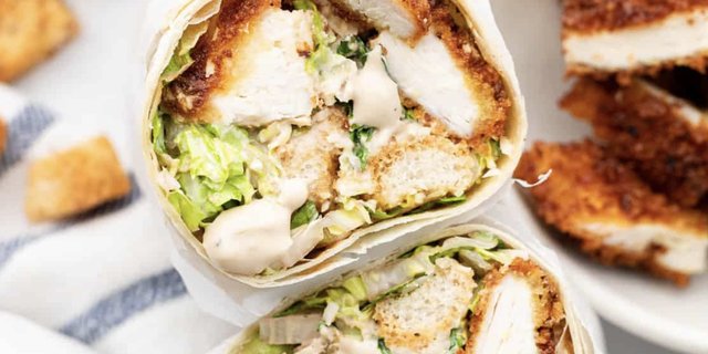 Chicken Caesar Wrap Tray