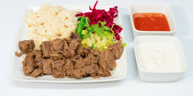 Turkish Stew Beef Platter