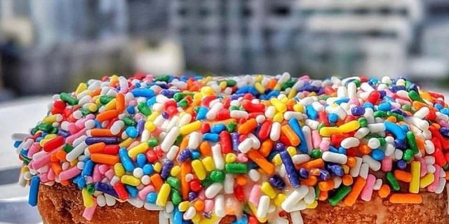 Birthday Cake Donut
