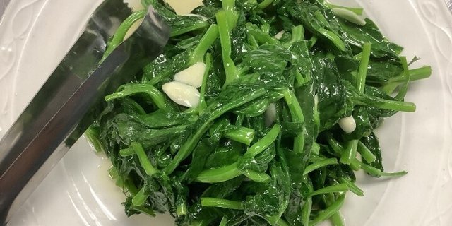 Stir-Fried Snow Pea Tips Half Tray