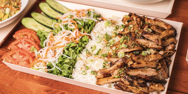 Grilled Rice Platter
