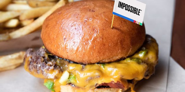 Impossible MeltBurger Platter
