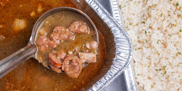 Chicken & Sausage Gumbo w/ Rice