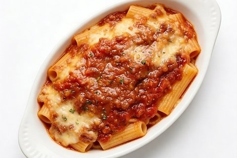 Baked Ziti w/ Meat Sauce