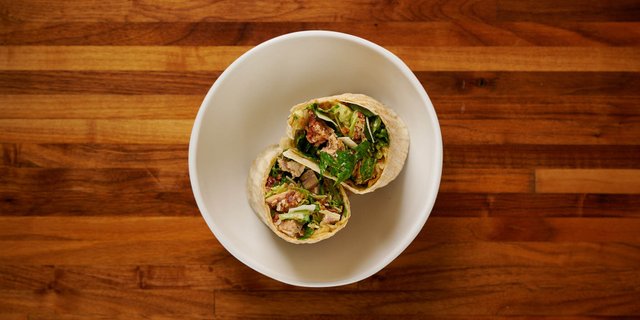 Chicken Bacon Caesar Wrap