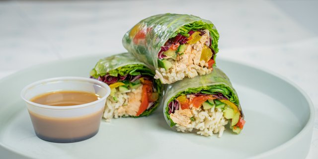 Salmon Rice Wrap