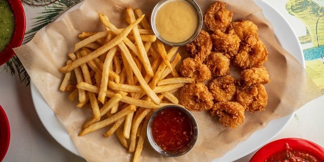 Buffalo Fried Shrimp Basket