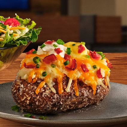 House Salad & Loaded Baked Potato Boxed Meal