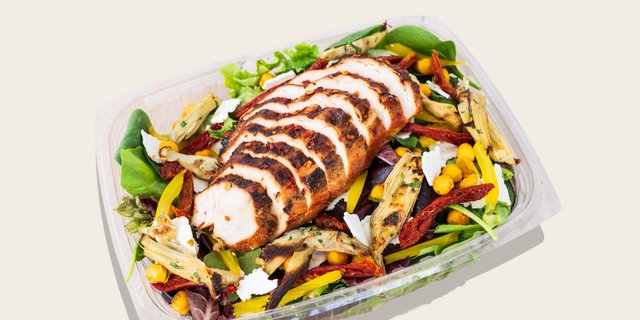 Spring Salad w/ Honey-Chili Chicken