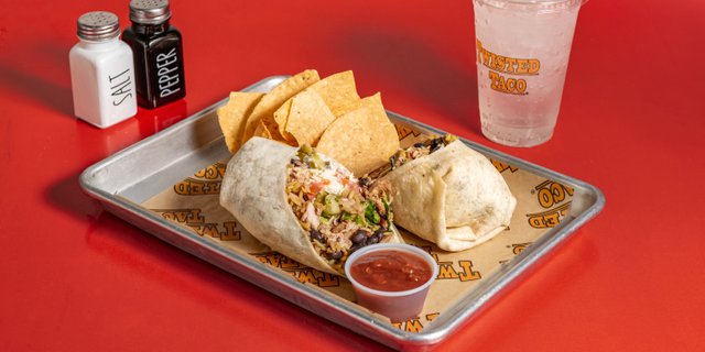 Chicken Burrito Boxed Lunch