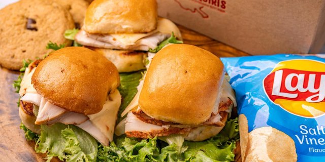Turkey & Cheese Sliders Boxed Lunch