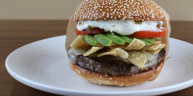 Tejano Burger Platter