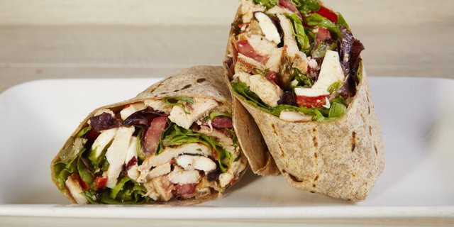 Grilled Chicken Caprese Wrap