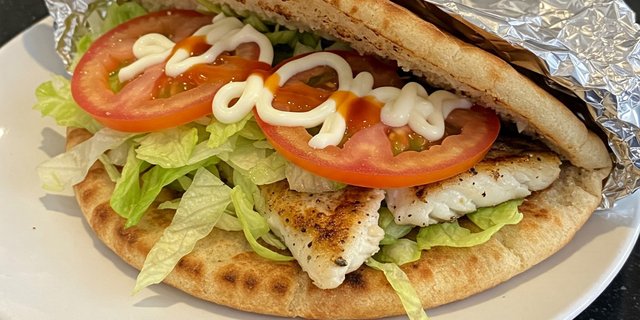 Fish Pita Sandwich